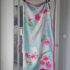 Yves Delorme paris silk scarf